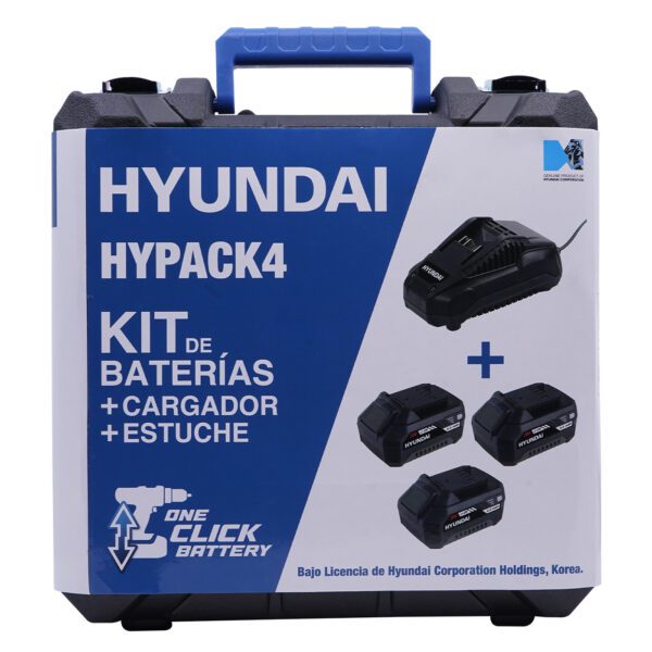 Kit 3 Baterías/ 1 cargador Hyundai HYPACK4 P/Herramienta 20 V - Image 2